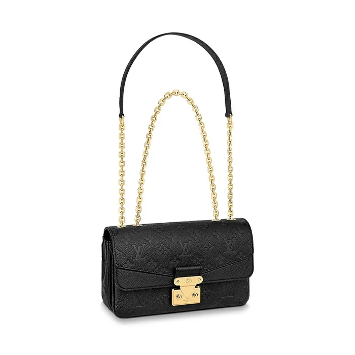 Women Shoulder and Totes Louis Vuitton Louis Vuitton Marceau Chain Bag Black M46200 8211 Louis Vuitton Handbag Store