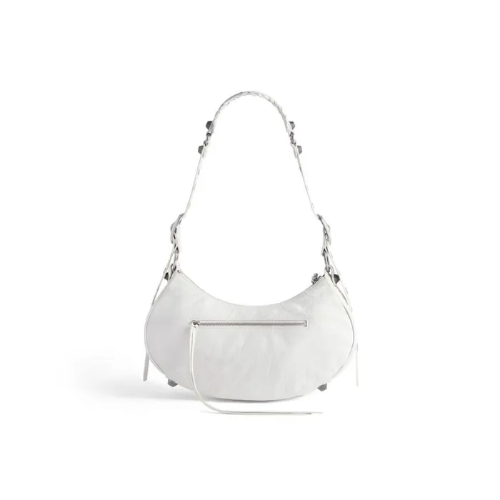 Women Shoulder Bags Balenciaga Le Cagole Small Shoulder Bag In White