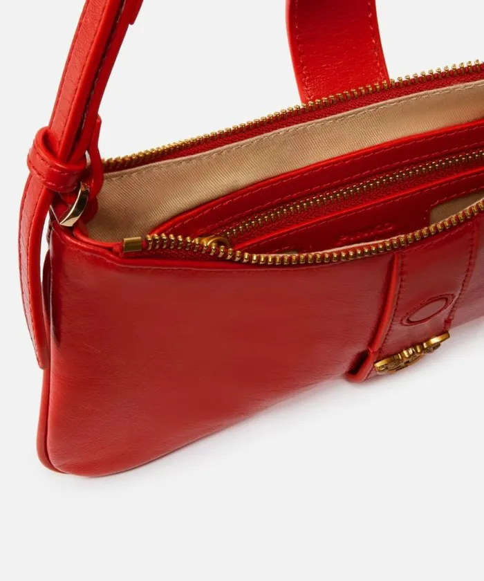 Women Shoulder Bags Pinko Shiny Leather Shoulder Bag With Rings Redantiquegold Women Shoulder Bags Pinko Shiny Leather Shoulder Bag With Rings Redantiquegold