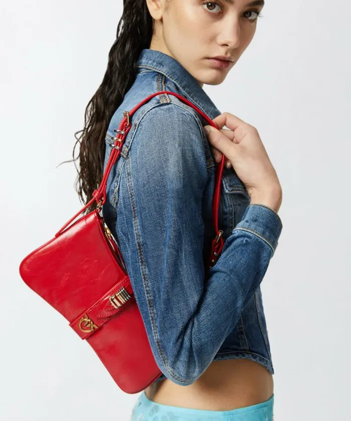 Women Shoulder Bags Pinko Shiny Leather Shoulder Bag With Rings Redantiquegold Women Shoulder Bags Pinko Shiny Leather Shoulder Bag With Rings Redantiquegold