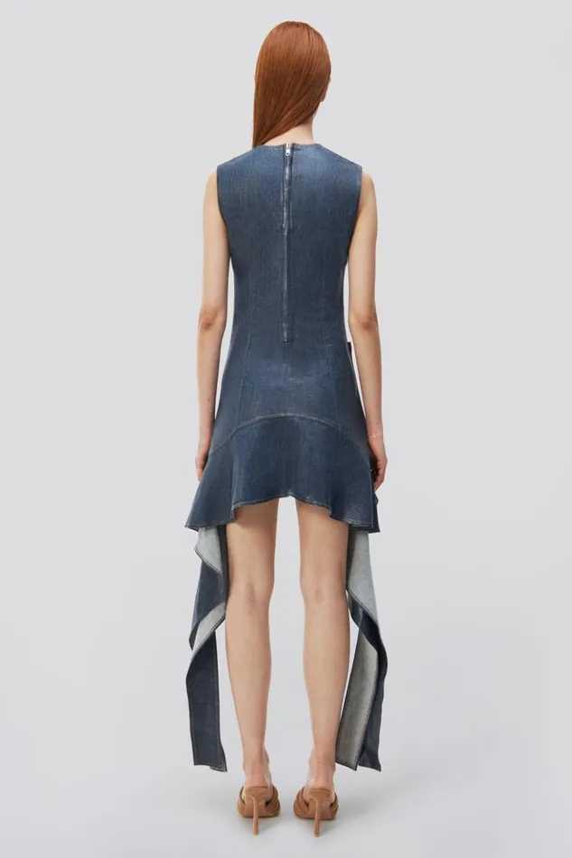 Women Sidonie Dress Coated Indigo Jonathan Simkhai Dresses and Jumpsuits