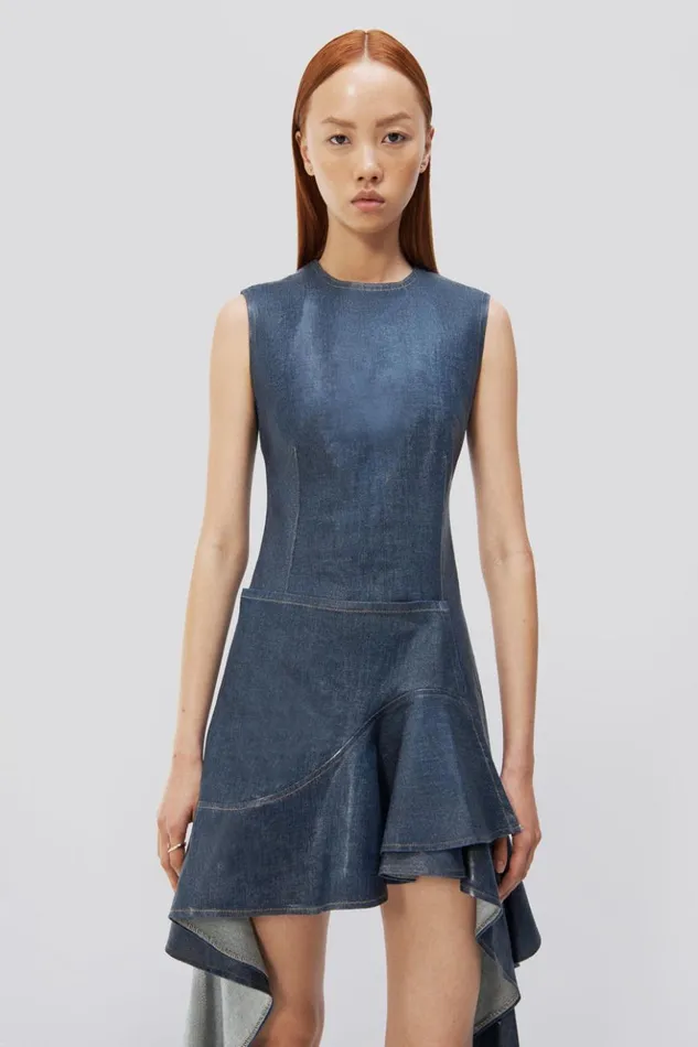 Women Sidonie Dress Coated Indigo Jonathan Simkhai Dresses and Jumpsuits
