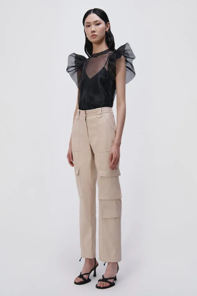 Women Signature Corina Top Black Jonathan Simkhai Tops and Bodysuits