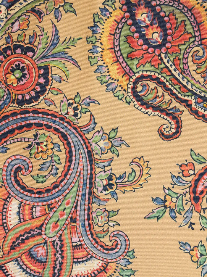 Women Silk Shirt With Paisley Pattern Etro Shirts And Blouses