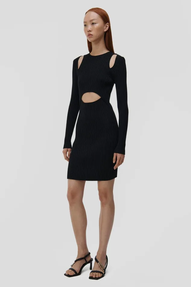 Women SIMKHAI Wolford Contour Dress Black Jonathan Simkhai Dresses and Jumpsuits