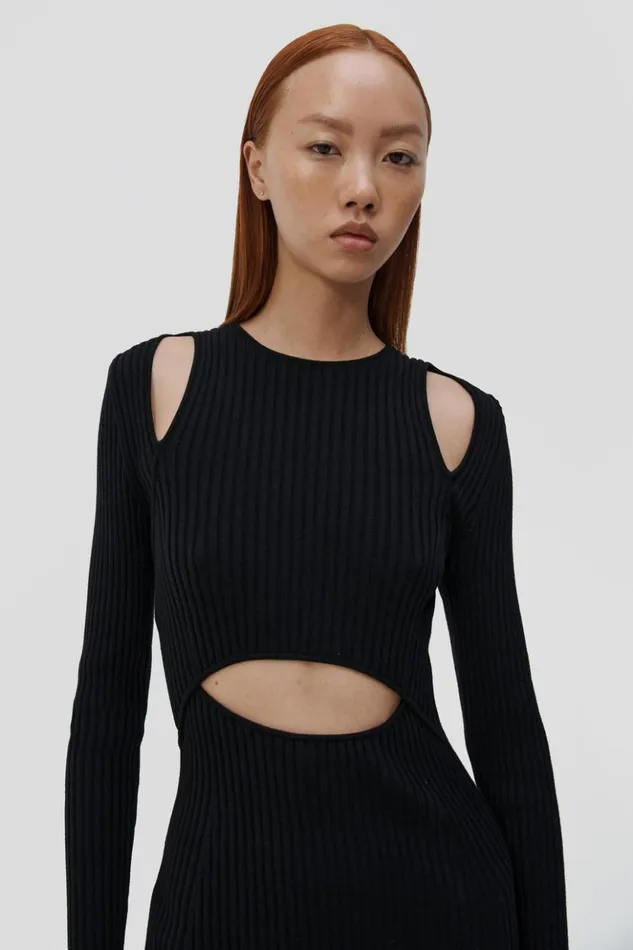 Women SIMKHAI Wolford Contour Dress Black Jonathan Simkhai Dresses and Jumpsuits