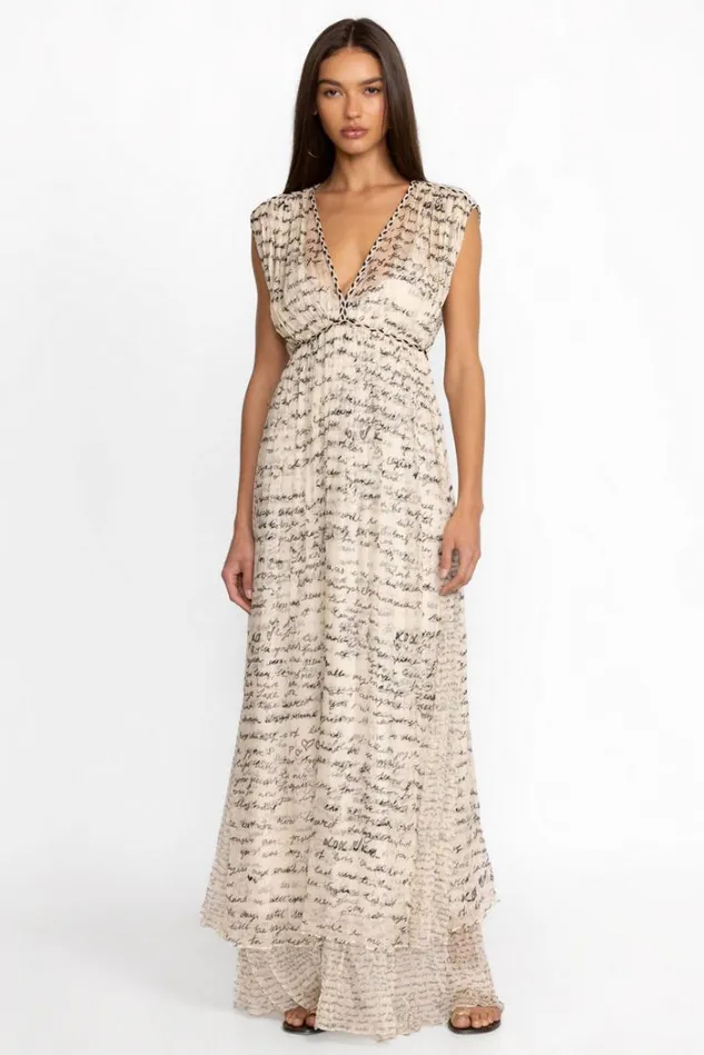 Women SINCERELY YOURS SILK MAXI DRESS Sincerly Yours Johnny Was Dresses Women SINCERELY YOURS SILK MAXI DRESS Sincerly Yours Johnny Was Dresses