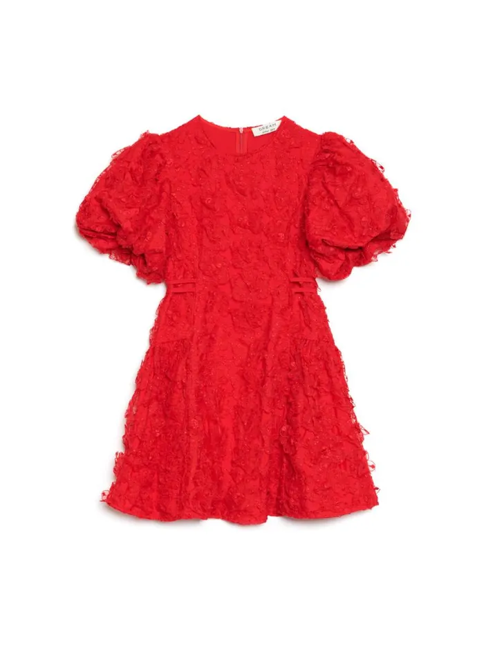 Women Sister Jane Dresses DREAM Doris Floral Mini Dress Poppy Red