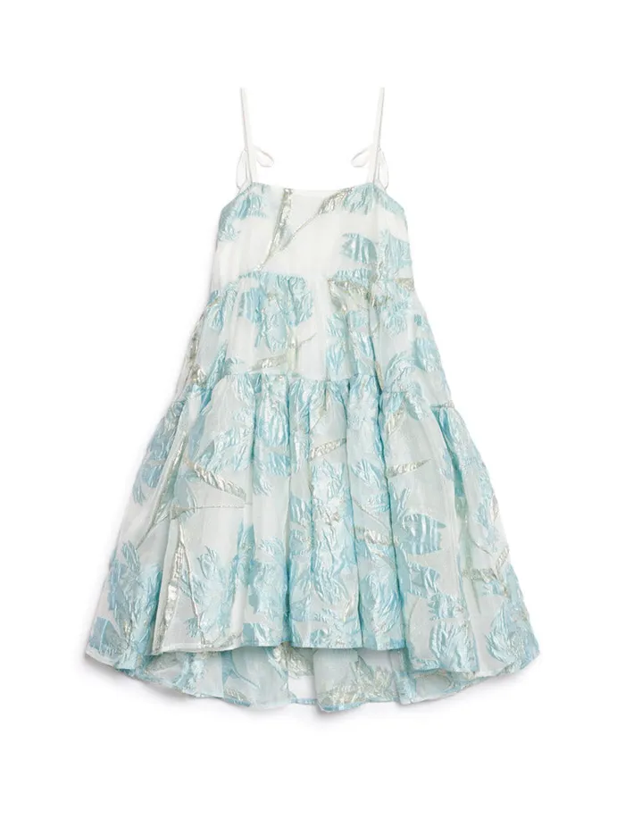 Women Sister Jane Dresses DREAM Mabel Jacquard Cami Dress Azur Blue