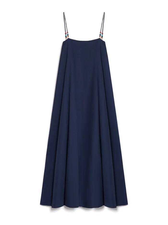 Women Sister Jane Dresses Ghospell Ula Bead Midi Dress Navy Blue