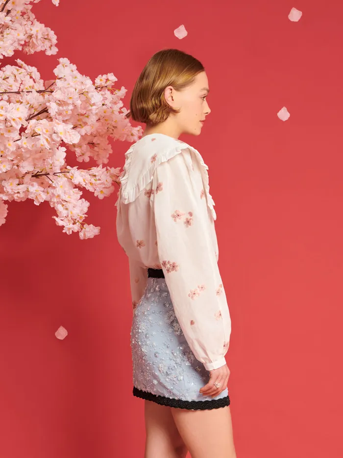 Women Sister Jane Tops DREAM Budding May Blouse Snow White