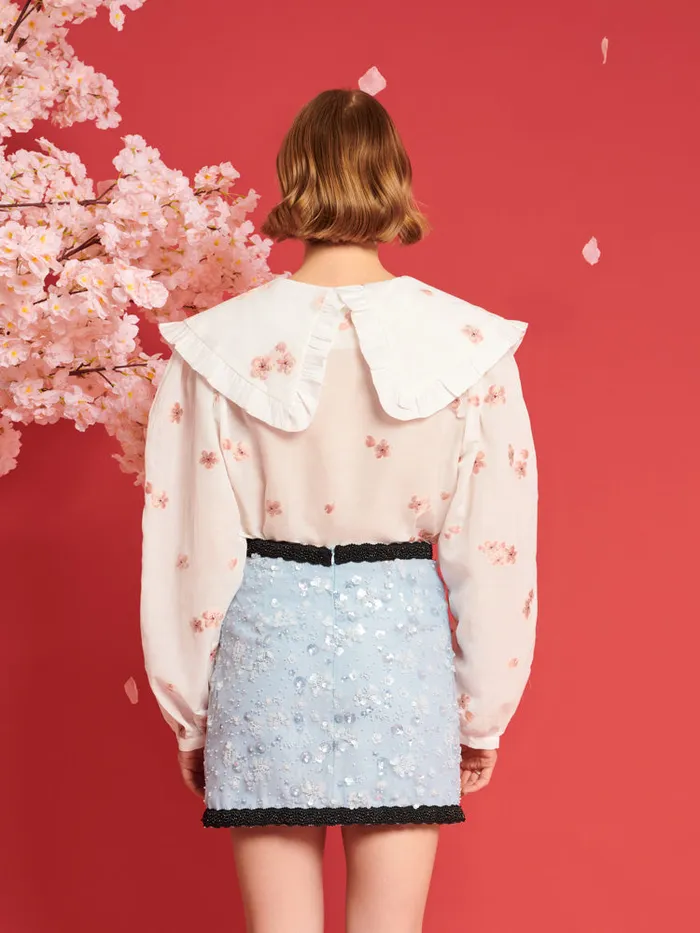 Women Sister Jane Tops DREAM Budding May Blouse Snow White