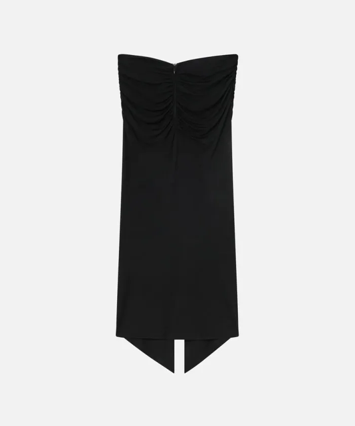 Women Skirts Pinko Flowing Pencil Skirt With Ruffle Limo Black Women Skirts Pinko Flowing Pencil Skirt With Ruffle Limo Black