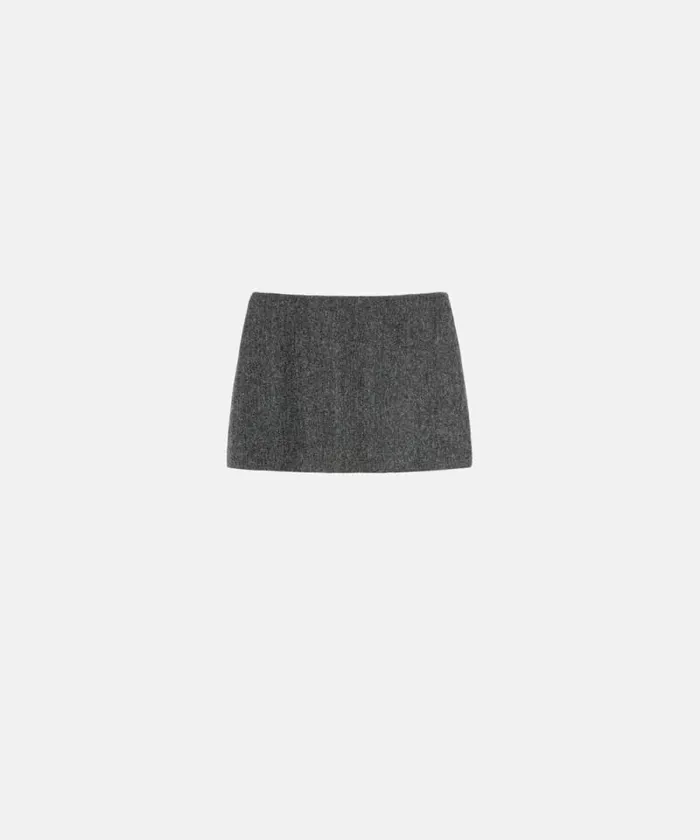 Women Skirts Pinko Tweed Aline Mini Skirt Blackwhite Women Skirts Pinko Tweed Aline Mini Skirt Blackwhite