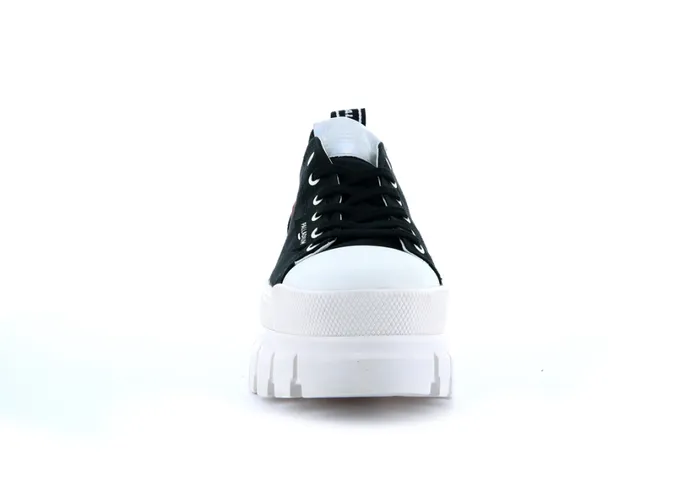 Women Sneakers PALLADIUM REVOLT LO TX Blackmarshmallow Women Sneakers PALLADIUM REVOLT LO TX Blackmarshmallow