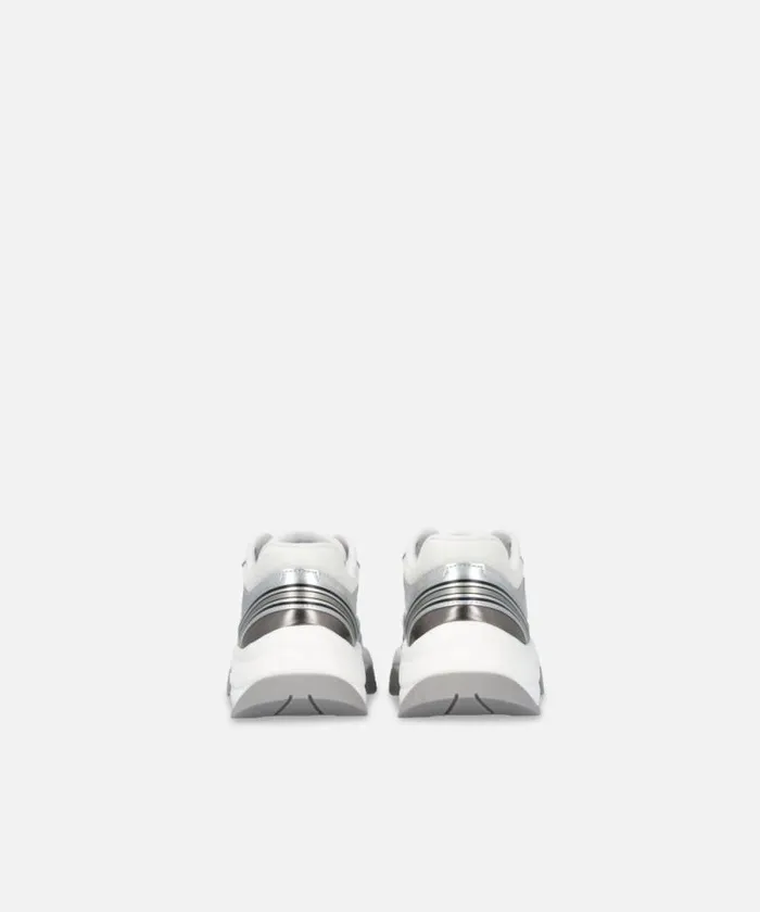 Women Sneakers Pinko Sneakers With Metallic Details Silver Women Sneakers Pinko Sneakers With Metallic Details Silver