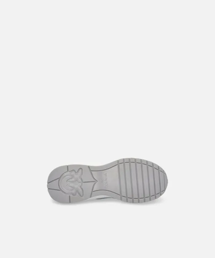 Women Sneakers Pinko Sneakers With Metallic Details Silver Women Sneakers Pinko Sneakers With Metallic Details Silver