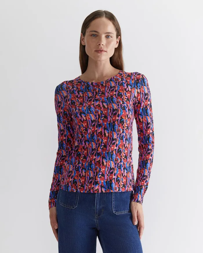 Women Sportscraft Liberty Nayra Liberty Magic Tee Red Multi