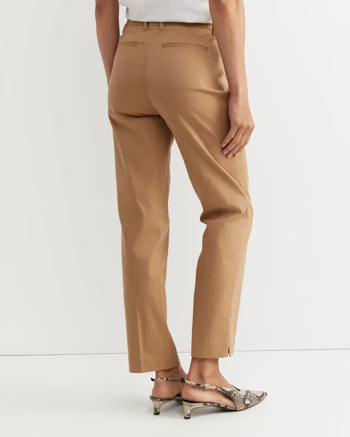 Women Sportscraft Pants Evie Straight Capri Pant Tan
