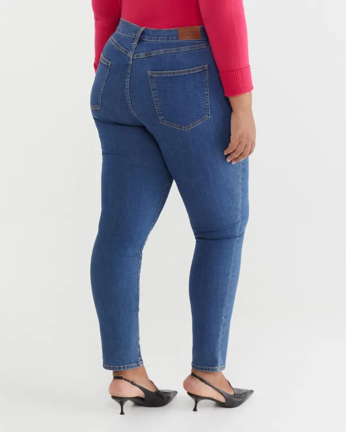 Women Sportscraft Plus Jackie High Waist Skinny Jean Mid Wash