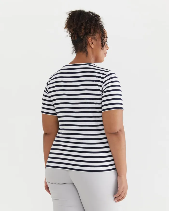 Women Sportscraft Plus The Perfect TShirt Navywhite