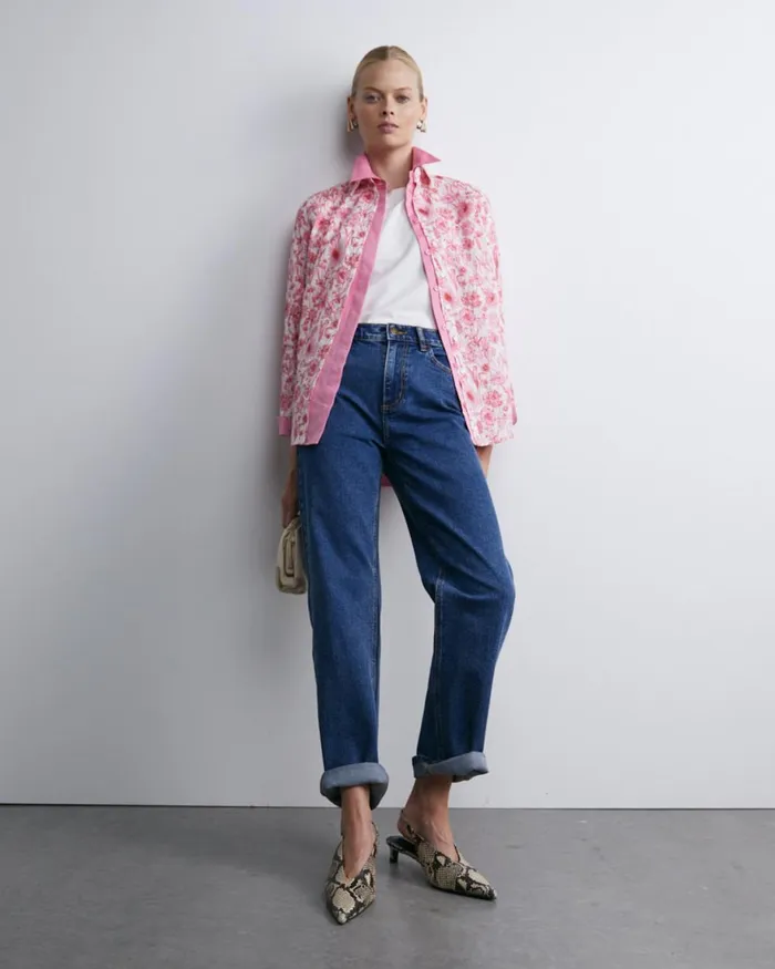 Women Sportscraft Shirts Muse Liberty Long Sleeve Shirt Whitepink