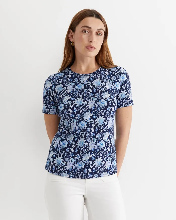 Women Sportscraft Tops and Tees Butterfly Liberty Short Sleeve Tee Multi