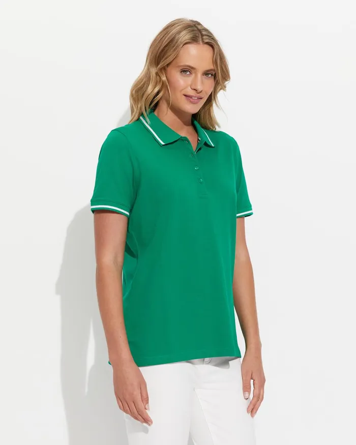 Women Sportscraft Tops and Tees Jodie Pique Polo Emerald