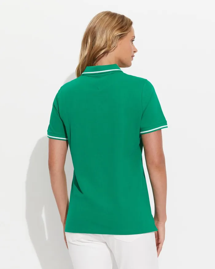 Women Sportscraft Tops and Tees Jodie Pique Polo Emerald