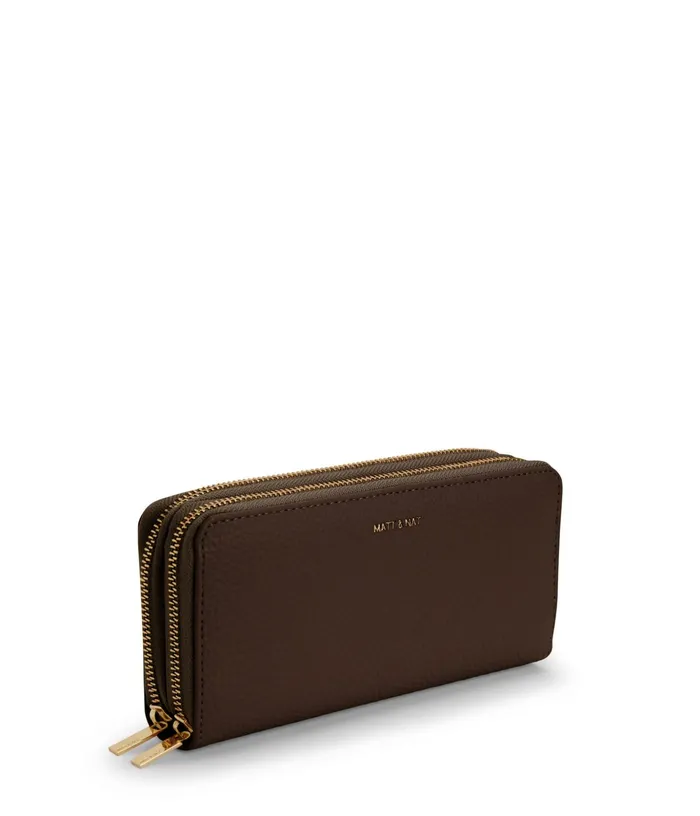 Women Sublime Vegan Wallet 8211 Purity Chocolate Matt and Nat Wallets