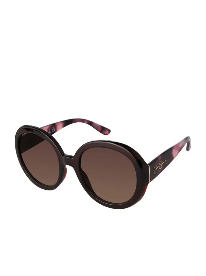 Women Sunglasses Jessica Simpson Oversized Fashionable Round Sunglasses In Tortoise Women Sunglasses Jessica Simpson Oversized Fashionable Round Sunglasses In Tortoise