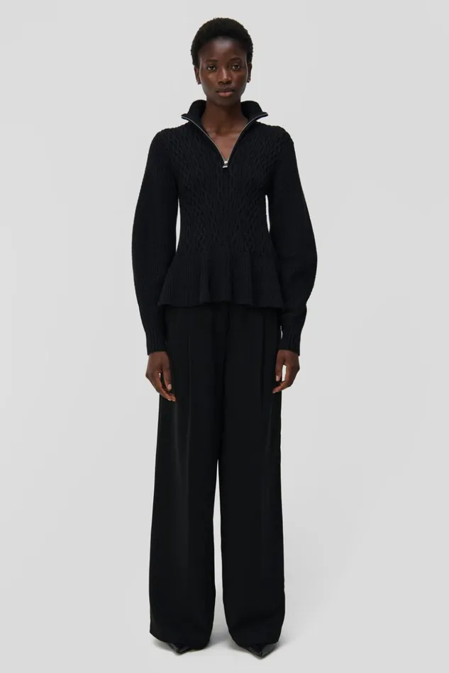 Women Susanna Polo Black Jonathan Simkhai Knitwear