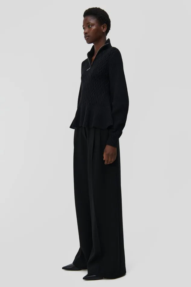Women Susanna Polo Black Jonathan Simkhai Knitwear