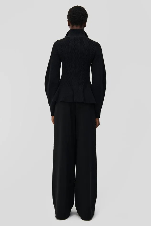 Women Susanna Polo Black Jonathan Simkhai Knitwear