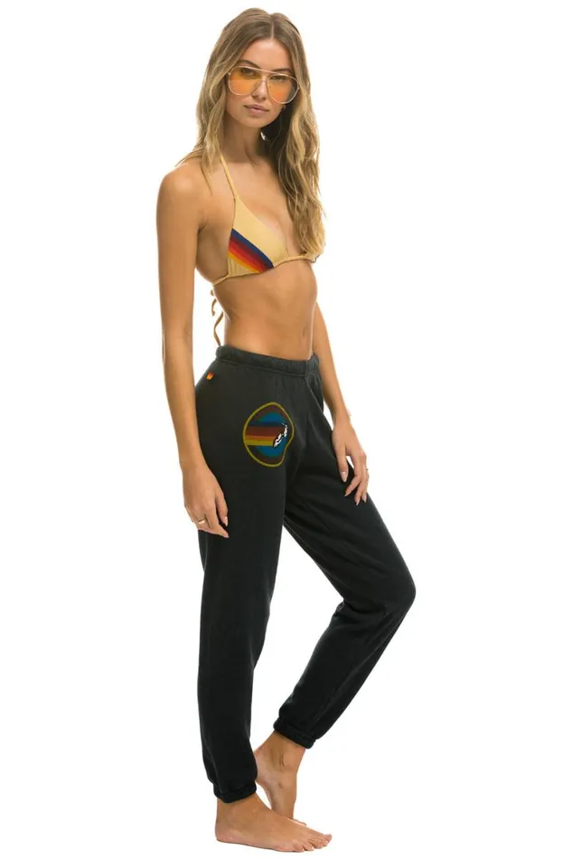 Women Sweatpants Aviator Nation Sweatpants 8211 Charcoal