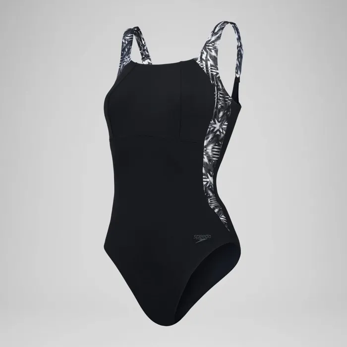 Women Swimming Costumes Speedo Women039s Shaping LunaLustre Printed Swimsuit BlackGrey Women Swimming Costumes Speedo Women039s Shaping LunaLustre Printed Swimsuit BlackGrey