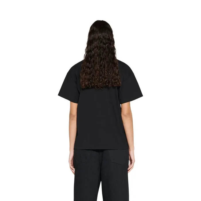 Women Tshirts Balenciaga Cities Paris Tshirt Medium Fit In Black