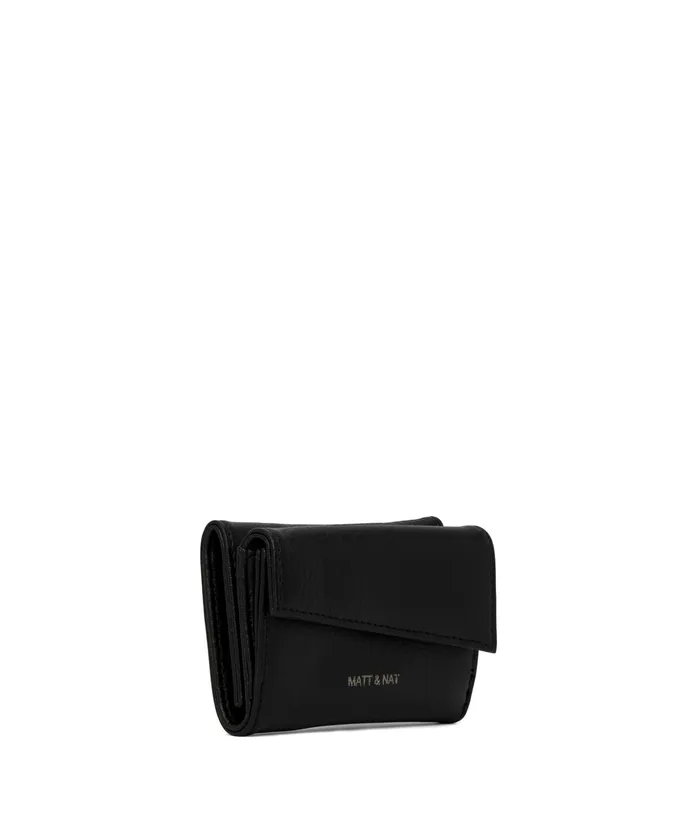 Women Tani Small Vegan Wallet 8211 Dwell Black Matt and Nat Wallets