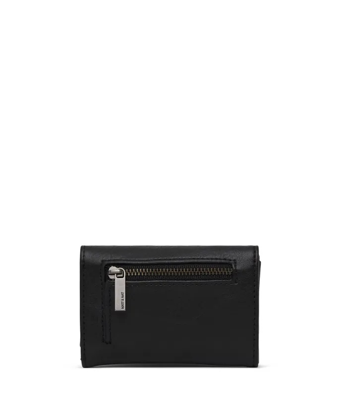 Women Tani Small Vegan Wallet 8211 Dwell Black Matt and Nat Wallets