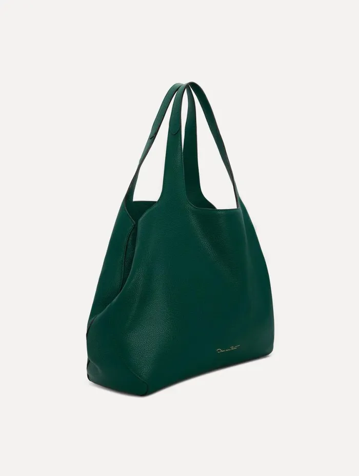 Women The Topaz Bottle Green Oscar De La Renta Handbags