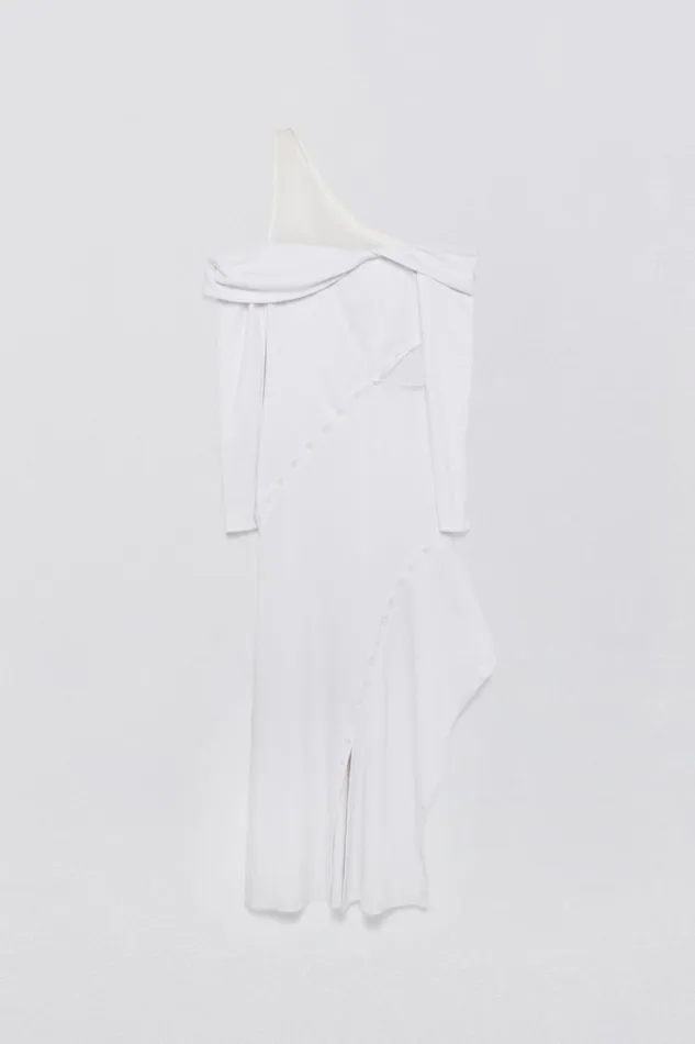 Women Tinsley Gown Optic White Jonathan Simkhai Dresses and Jumpsuits