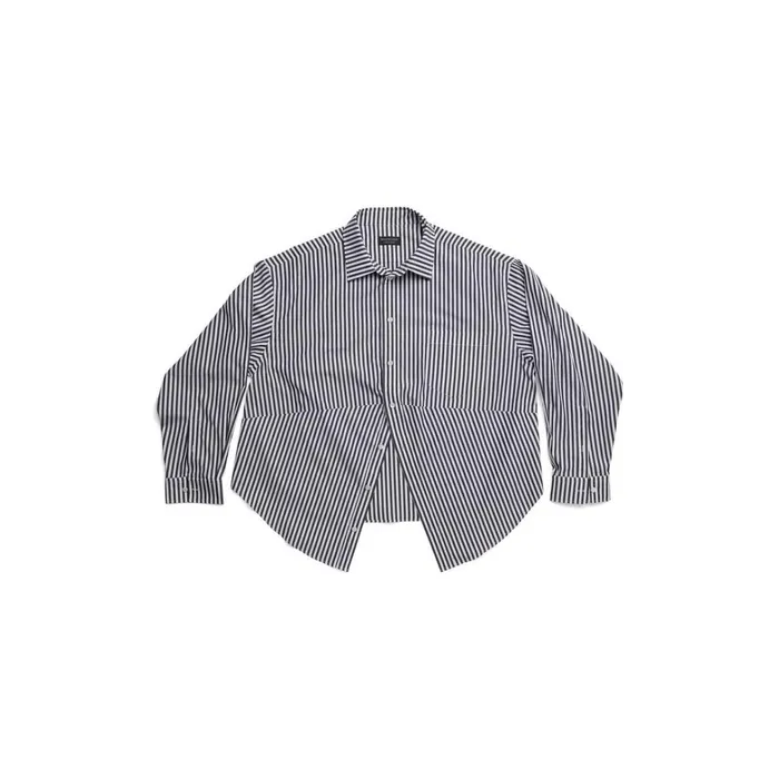 Women Tops and Shirts Balenciaga Swing Shirt Large Fit In Black