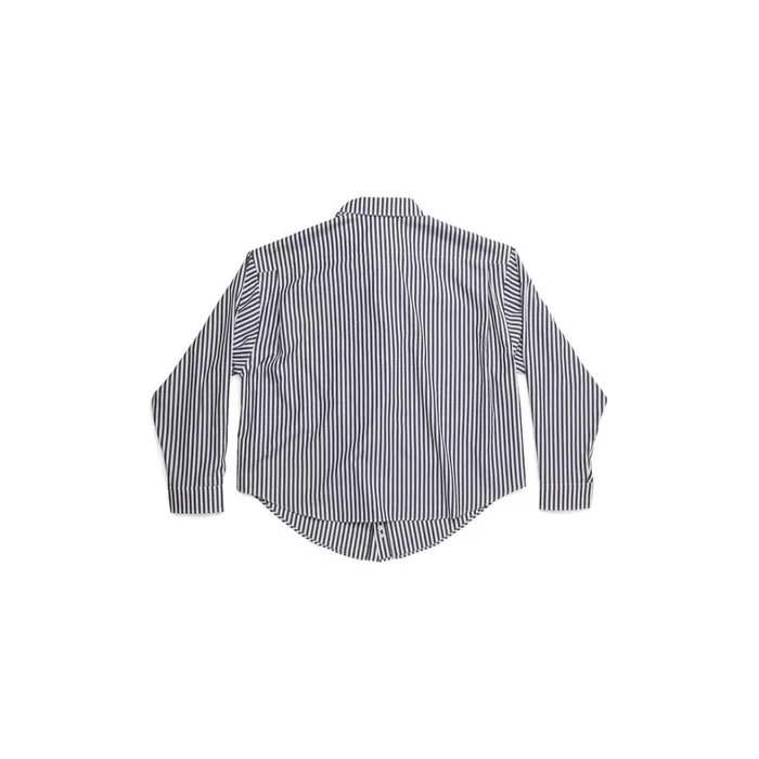 Women Tops and Shirts Balenciaga Swing Shirt Large Fit In Black