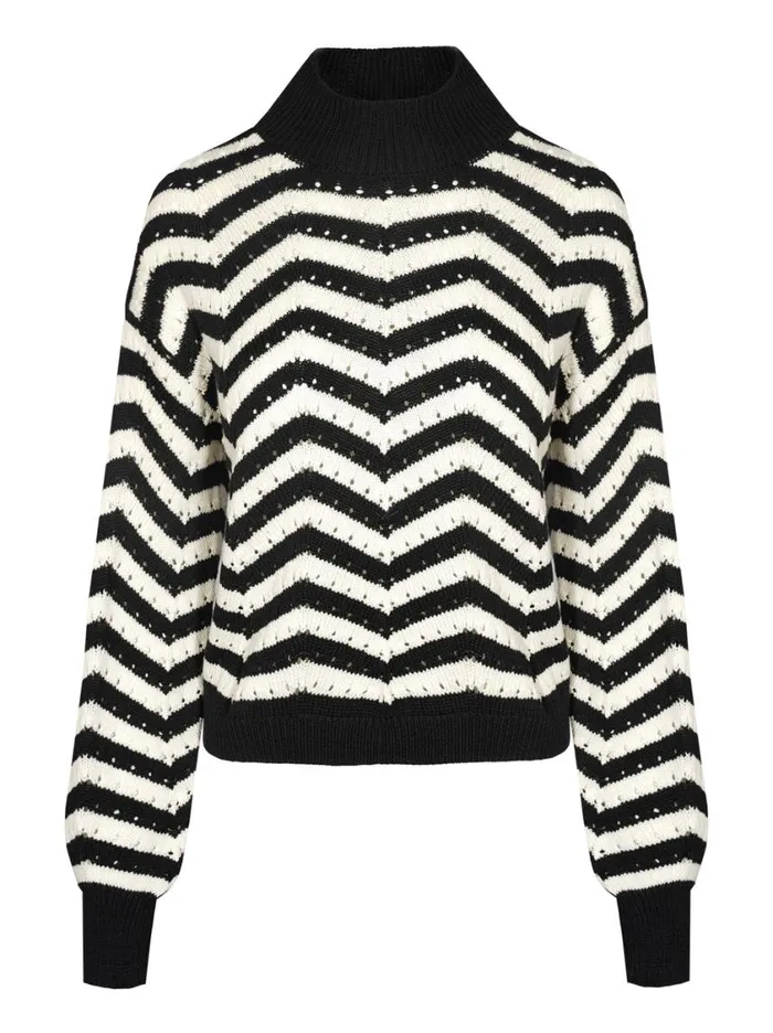Women Tops and Tees Jessica Simpson Farai Sweater In Anthracite Combo