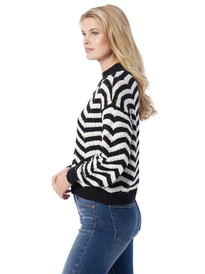 Women Tops and Tees Jessica Simpson Farai Sweater In Anthracite Combo