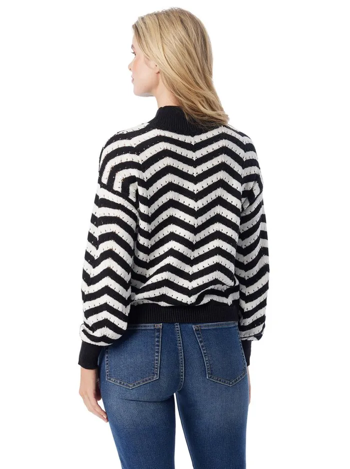 Women Tops and Tees Jessica Simpson Farai Sweater In Anthracite Combo