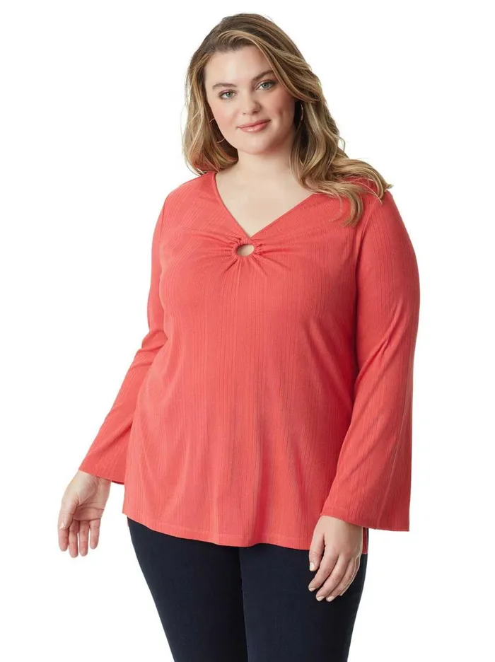 Women Tops and Tees Jessica Simpson Jasleen Top In Baked Apple