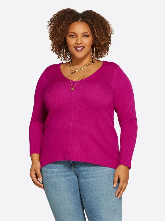 Women Tops and Tees Jessica Simpson Prescilla Top In Festival Fuchsia