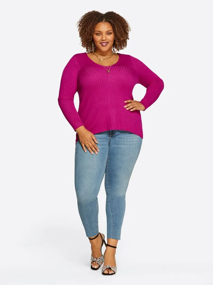 Women Tops and Tees Jessica Simpson Prescilla Top In Festival Fuchsia