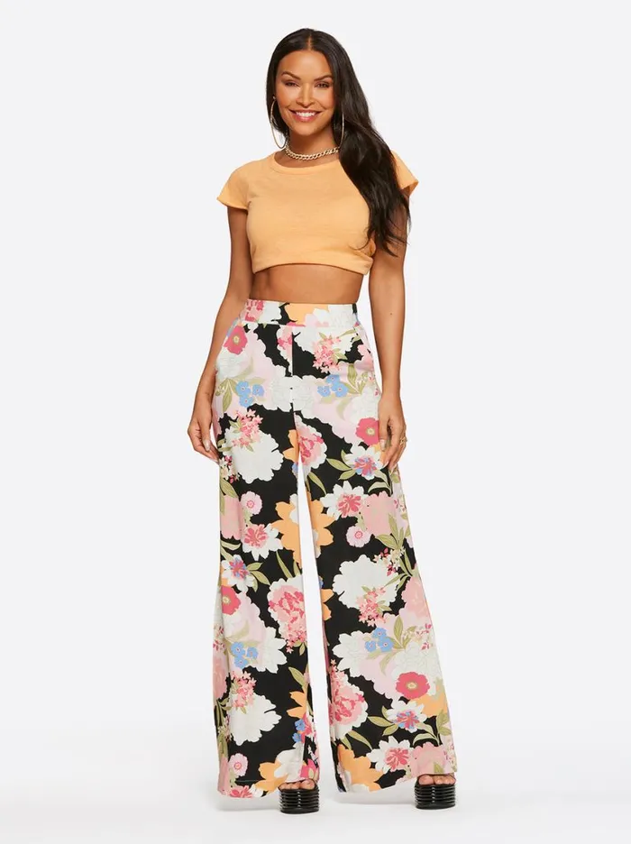 Women Tops and Tees Jessica Simpson Rivers Baby Tee In Mock Orange